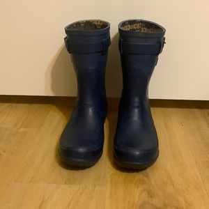 Pendleton Navy Rain Boots.